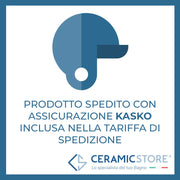 Gruppo vasca con doccetta lusso serie Belinda modello FBLV023BR colore bronzo Paffoni by CeramicStore | Lo specialista del tuo bagno