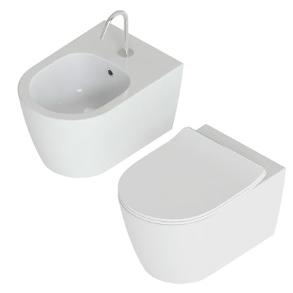 Sanitari Sospesi senza brida Domus Falerii  Foglia Medium rimfree OUTLET