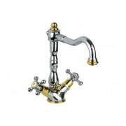 Gruppo lavabo monoforo con scarico serie Belinda modello FBLV075CO cromato oro Paffoni by CeramicStore | Lo specialista del tuo bagno