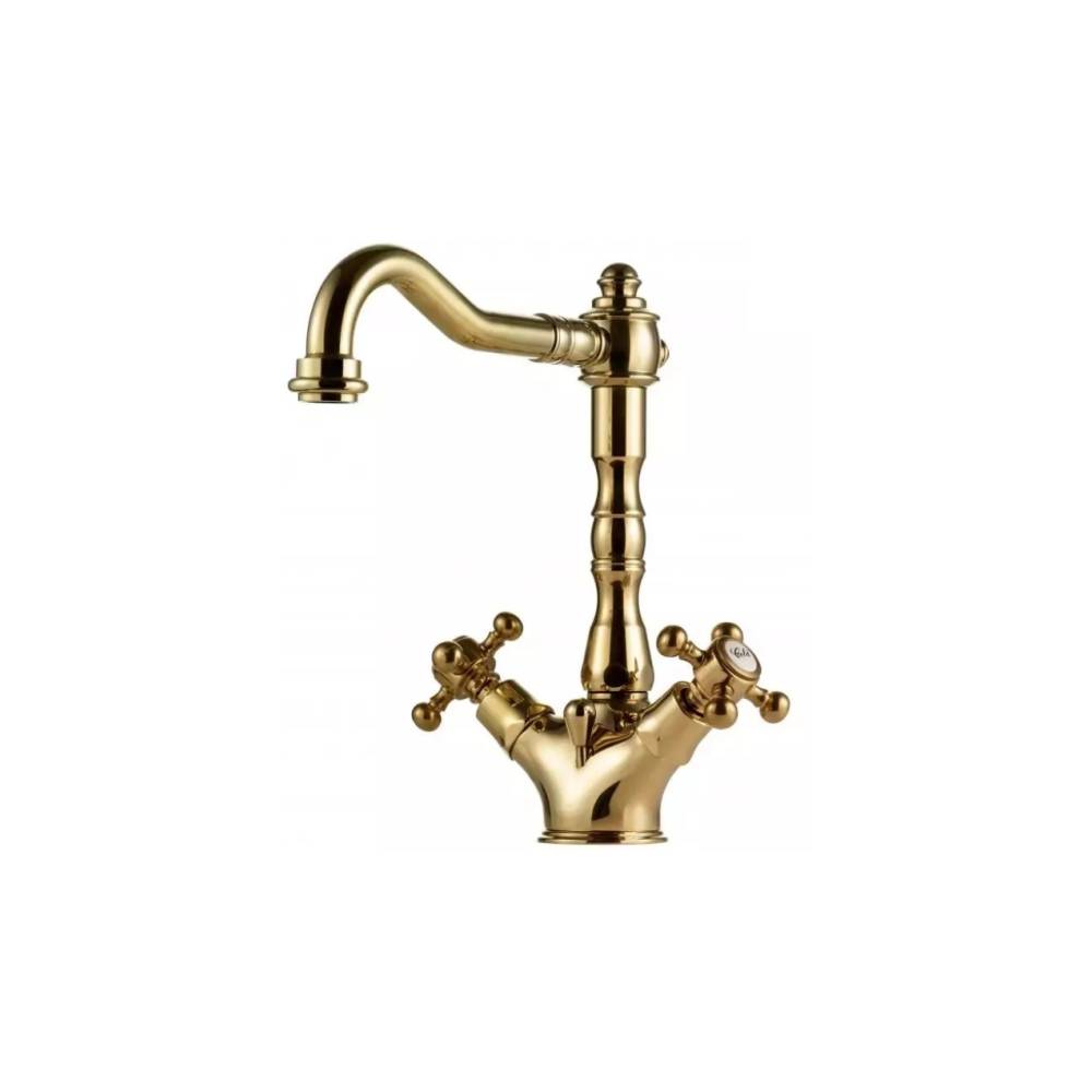 Gruppo monoforo lavabo serie Belinda modello FBLV075BR bronzo Paffoni by CeramicStore | Lo specialista del tuo bagno