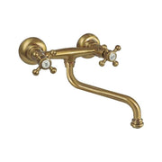 Gruppo lavello a muro con canna ad "S" orientabile serie Belinda modello FBLV161BR bronzo Paffoni by CeramicStore | Lo specialista del tuo bagno