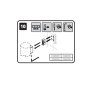 Bicchiere porta spazzolino a muro in acciaio della collezione 'Logic' by Cosmic - Nero by CeramicStore | Lo specialista del tuo bagno