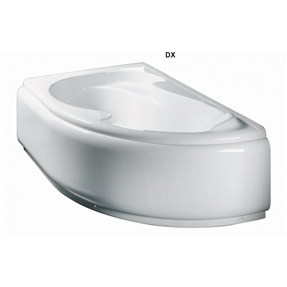 Vasca Bagno asimmetrica modello Grace in acrilico e Abs cm 150x100- Versione Destra by CeramicStore | Lo specialista del tuo bagno