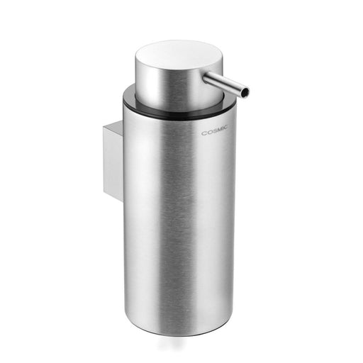 Dispenser sapone a muro in acciaio della collezione 'Logic' by Cosmic - Satinato by CeramicStore | Lo specialista del tuo bagno