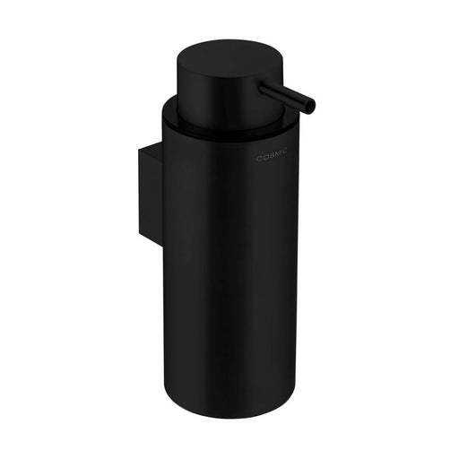 Dispenser sapone a muro in acciaio della collezione 'Logic' by Cosmic - Nero by CeramicStore | Lo specialista del tuo bagno