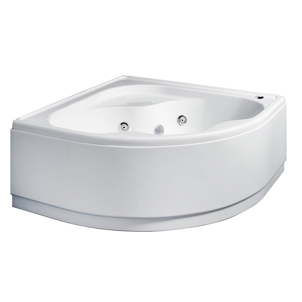 Vasca Bagno angolare modello Copale Idromassaggio in acrilico e Abs cm 140x140 by CeramicStore | Lo specialista del tuo bagno