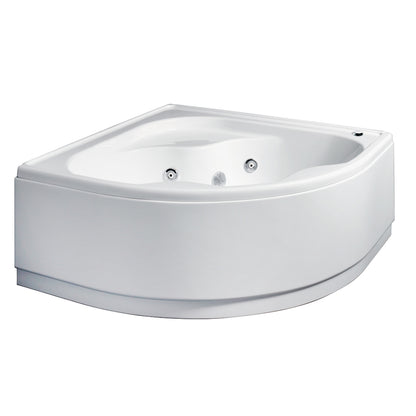 Vasca Bagno angolare modello Copale Idromassaggio in acrilico e Abs cm 140x140 by CeramicStore | Lo specialista del tuo bagno