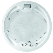 Vasca idromassaggio Lizzy tonda con rubinetteria e cascata da incasso diam. cm 150 by CeramicStore | Lo specialista del tuo bagno