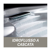 Vasca idromassaggio Lizzy tonda con rubinetteria e cascata da incasso diam. cm 150 by CeramicStore | Lo specialista del tuo bagno