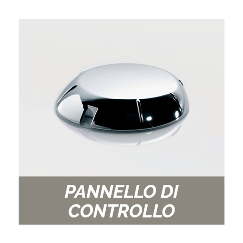 Vasca idromassaggio Lizzy tonda con rubinetteria e cascata da incasso diam. cm 150 by CeramicStore | Lo specialista del tuo bagno