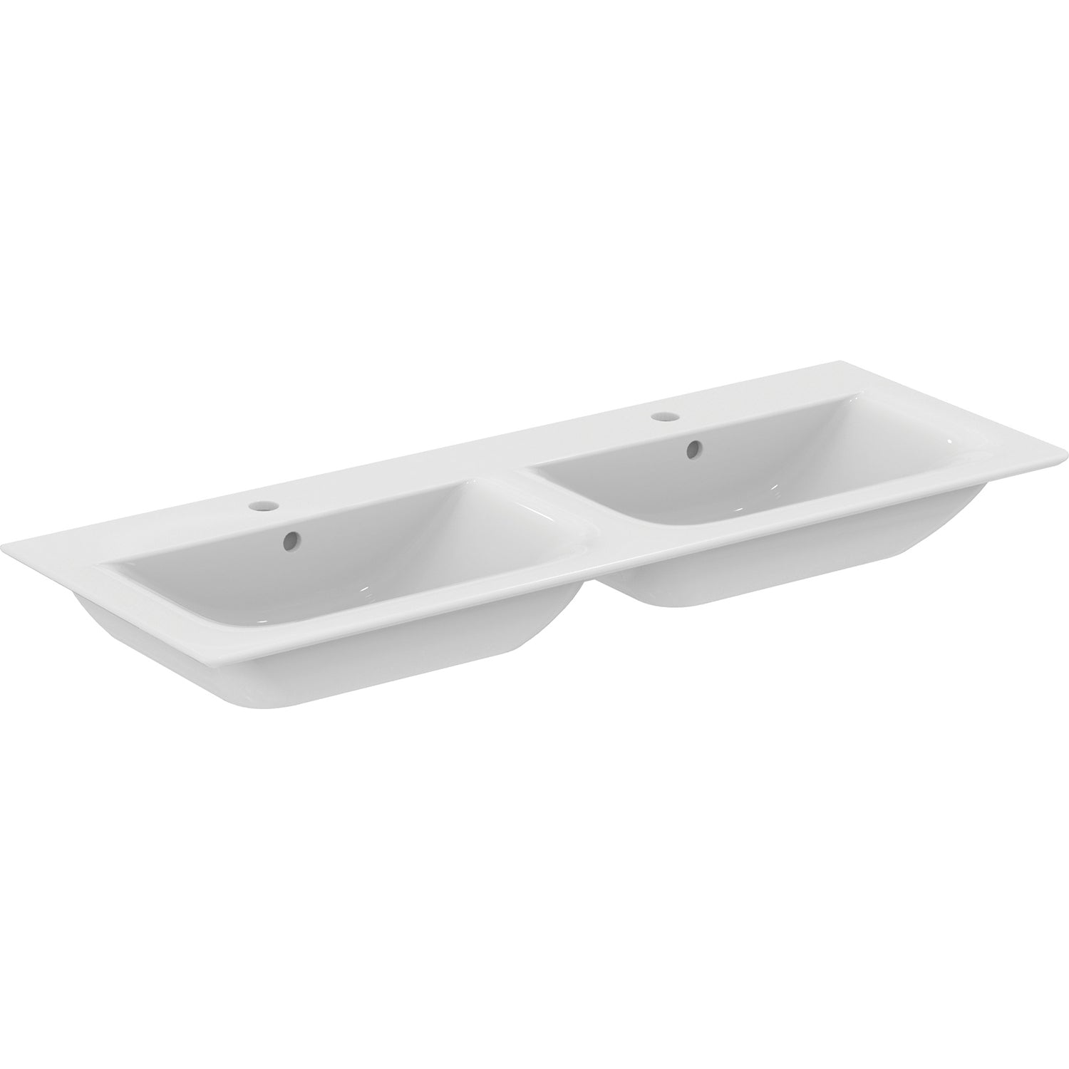 Lavabo sospeso da 124 cm con doppia vasca Ideal Standard Connect AIR by CeramicStore | Lo specialista del tuo bagno