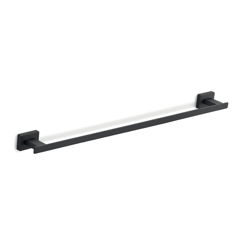 Portasalviette a parete Gedy modello Atena da 60 cm - Nero Matt by CeramicStore | Lo specialista del tuo bagno