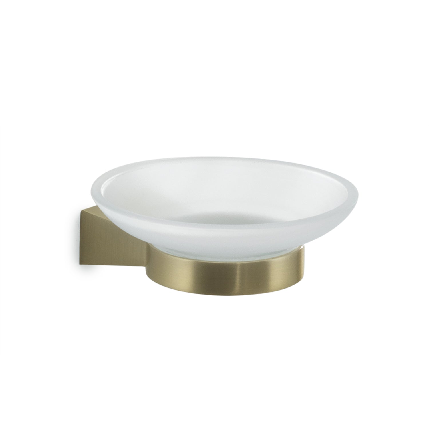 Portasapone a parete in Acciaio Inox Gedy serie Tonale - Oro Matt by CeramicStore | Lo specialista del tuo bagno