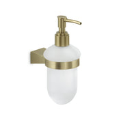 Dispenser sapone a parete con erogatore in plastica Gedy serie Tonale - Oro Matt by CeramicStore | Lo specialista del tuo bagno