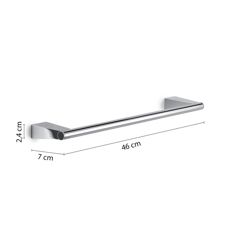 Porta asciugamani a parete in Acciaio Inox Gedy serie Tonale 45 cm - Cromato by CeramicStore | Lo specialista del tuo bagno