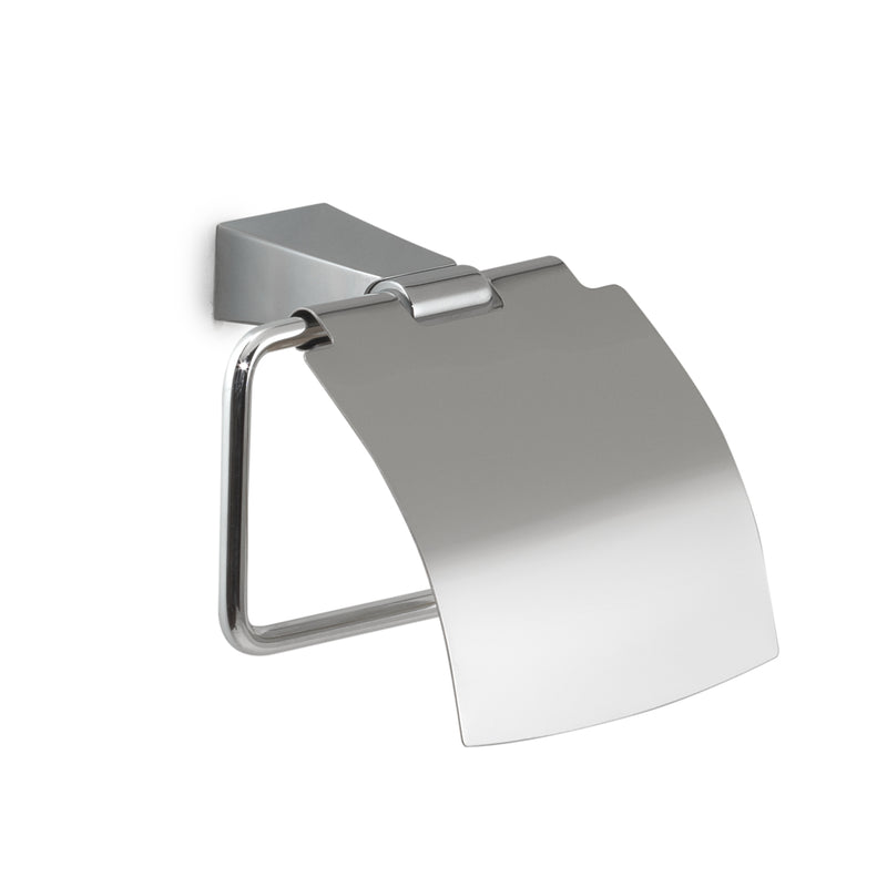 Portarotolo coperto a parete in Acciaio Inox Gedy modello Tonale - Cromato