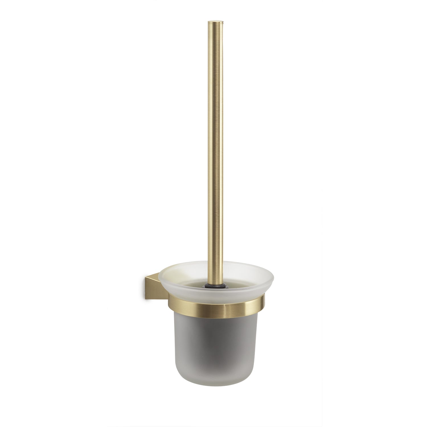 Scopino a parete con ciuffo in setole Gedy serie Tonale - Oro Matt by CeramicStore | Lo specialista del tuo bagno