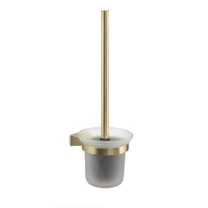 Scopino a parete con ciuffo in setole Gedy serie Tonale - Oro Matt by CeramicStore | Lo specialista del tuo bagno