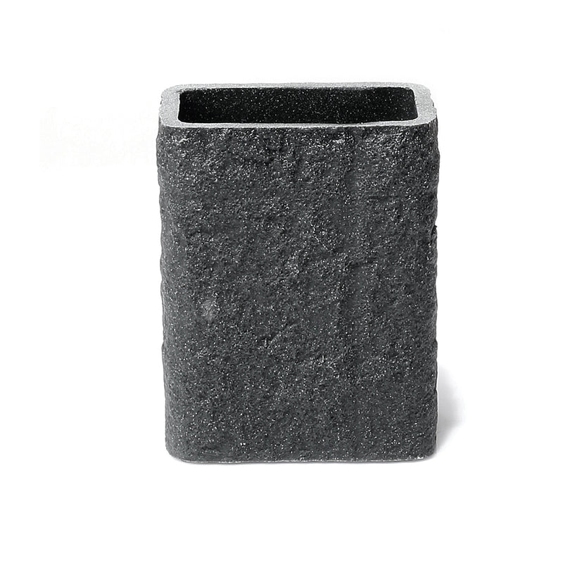 Portaspazzolini da appoggio Gedy serie Aries - Antracite