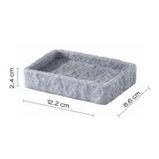 Portasapone da appoggio Gedy modello Aries - Grigio