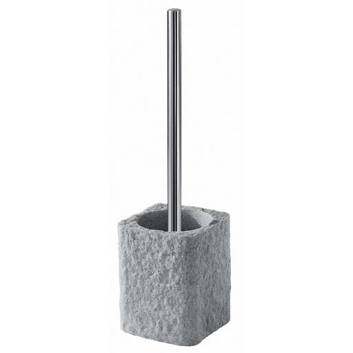 Scopino da appoggio con ciuffo in setole Gedy modello Aries - Grigio by CeramicStore | Lo specialista del tuo bagno