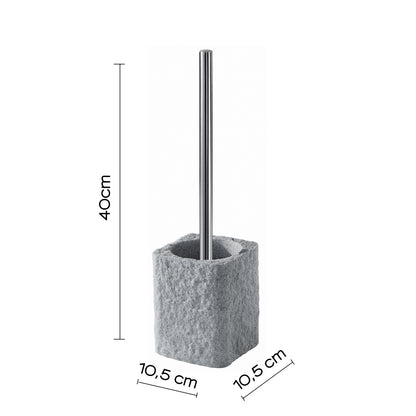 Scopino da appoggio con ciuffo in setole Gedy modello Aries - Grigio by CeramicStore | Lo specialista del tuo bagno