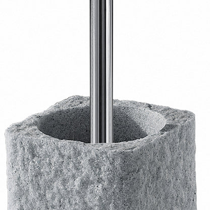 Scopino da appoggio con ciuffo in setole Gedy modello Aries - Grigio by CeramicStore | Lo specialista del tuo bagno