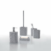 Scopino da appoggio con ciuffo in setole Gedy modello Aries - Grigio by CeramicStore | Lo specialista del tuo bagno