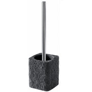 Scopino da appoggio con ciuffo in setole Gedy modello Aries - Antracite by CeramicStore | Lo specialista del tuo bagno