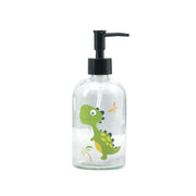 Dispenser sapone con erogatore in plastica nera Gedy serie Gioia - Dinosauro