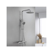 Colonna doccia con soffione ultrapiatto serie 'Round' by GME - Cromata by CeramicStore | Lo specialista del tuo bagno