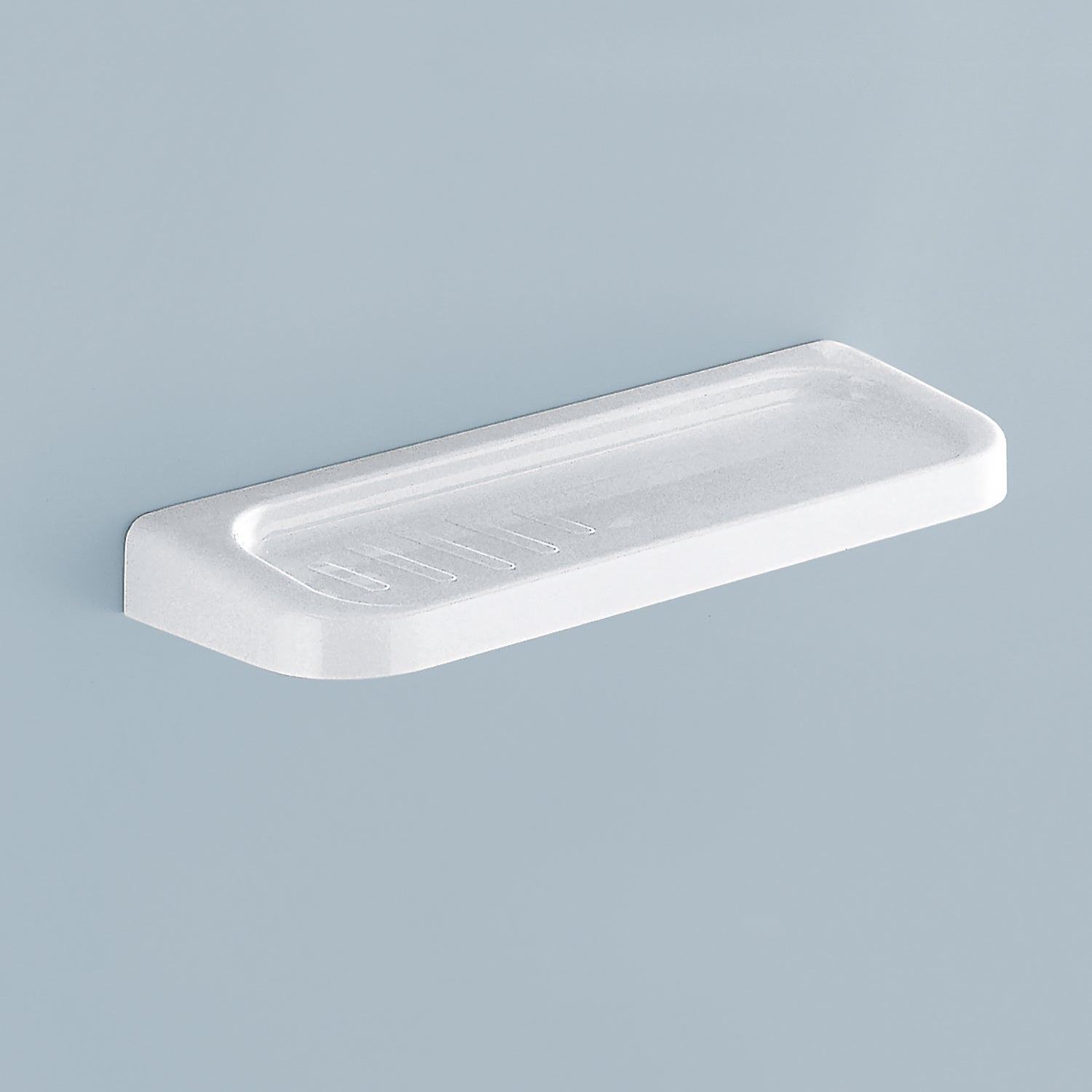 Portasapone doppio a parete di Gedy serie Darios - Bianco by CeramicStore | Lo specialista del tuo bagno