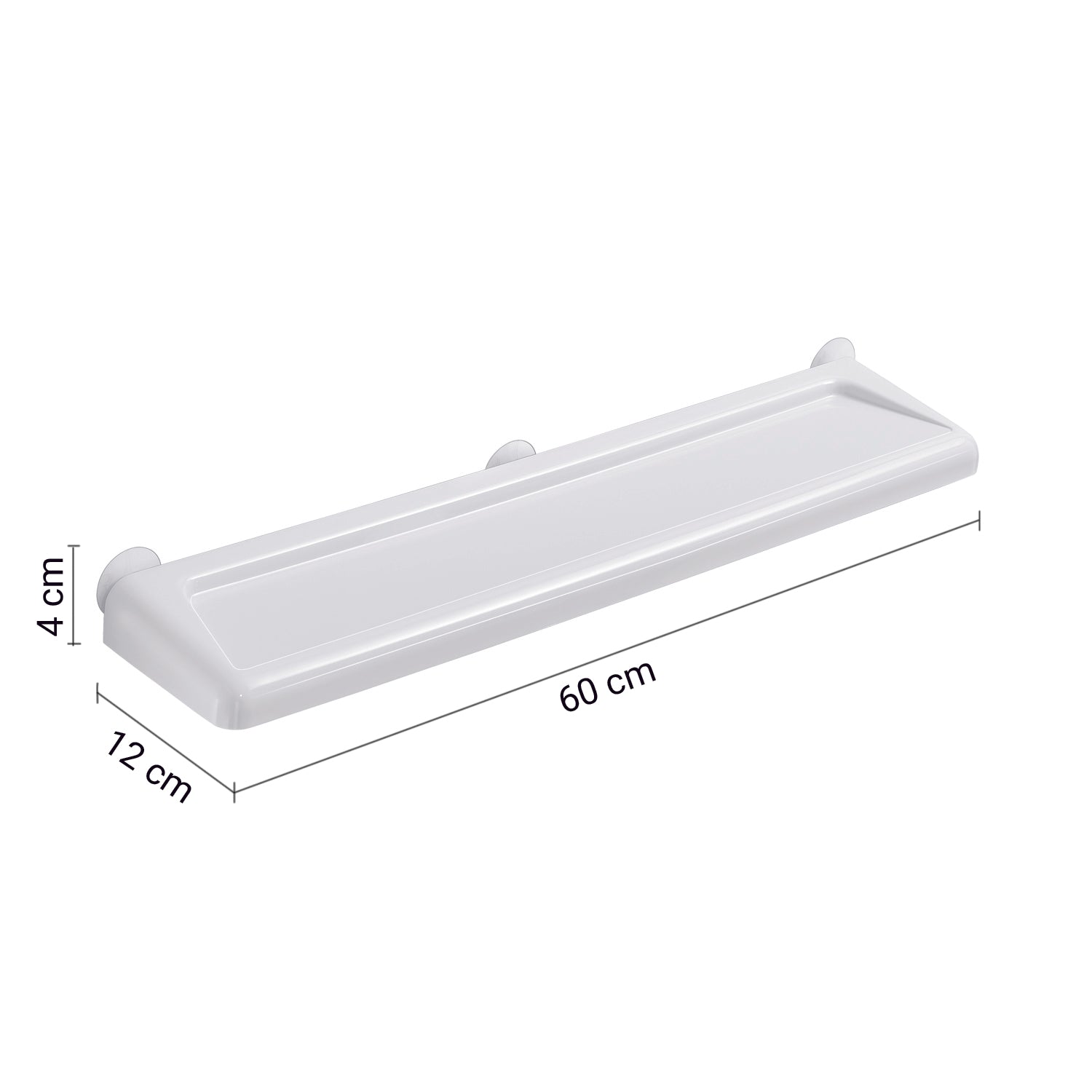 Mensola 60 cm di Gedy serie Junior - Bianco