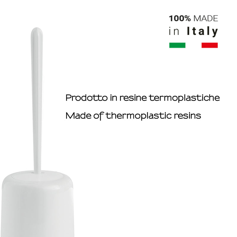 Scopino da appoggio con ciuffo in setole di Gedy serie Junior - Bianco by CeramicStore | Lo specialista del tuo bagno