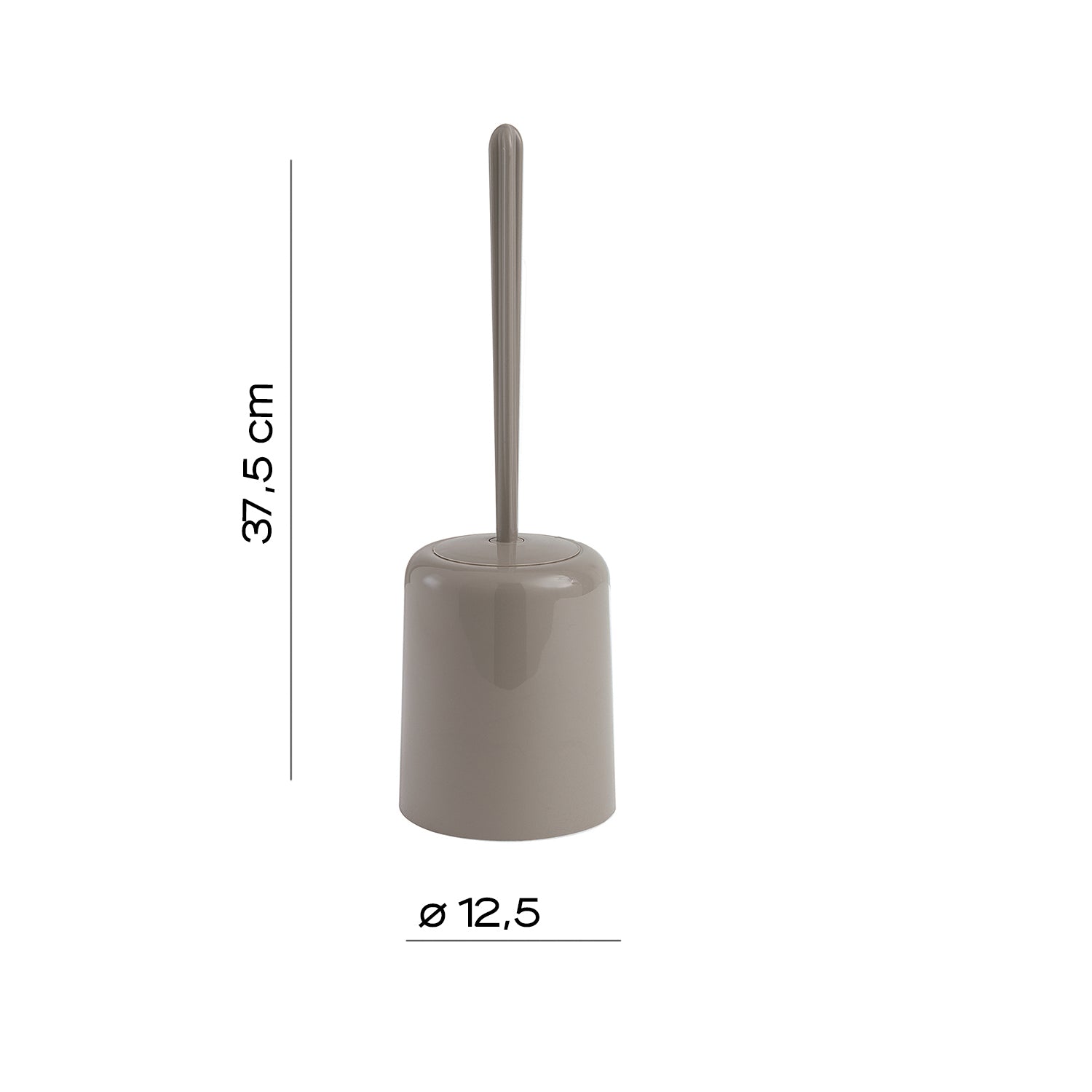 Scopino da appoggio Junior di Gedy - Tortora by CeramicStore | Lo specialista del tuo bagno