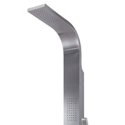 Pannello doccia multifunzione da cm 160 modello MASSAGE 01 finitura inox - Spazzolato by CeramicStore | Lo specialista del tuo bagno