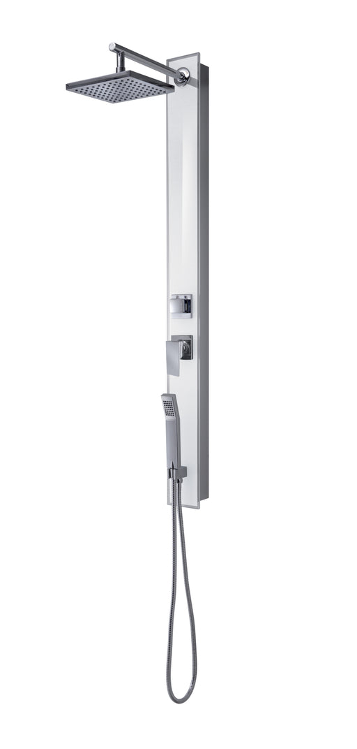 Pannello doccia completo in vetro temperato modello Style 00 di Gedy - Bianco by CeramicStore | Lo specialista del tuo bagno