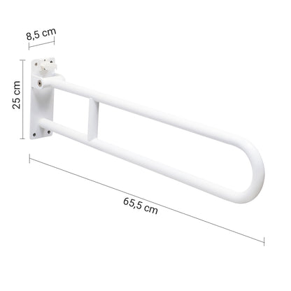 Appoggio ribaltabile modello Fortis di Gedy - Bianco by CeramicStore | Lo specialista del tuo bagno