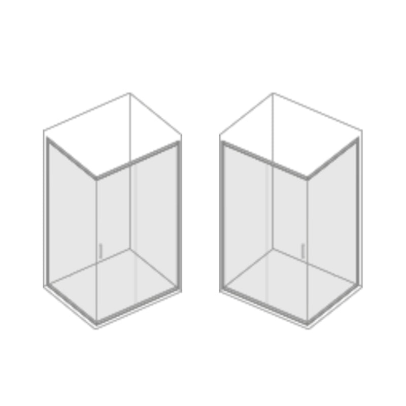 Box doccia 80x140 modello Loop con porta scorrevole cristallo 6 mm anticalcare Smart Clean by CeramicStore | Lo specialista del tuo bagno