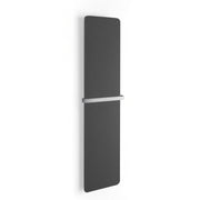 Termoarredo elettrico a muro in acciaio al carbonio collezione Caligo di Lineabeta colore antracite cm 47x179 by CeramicStore | Lo specialista del tuo bagno