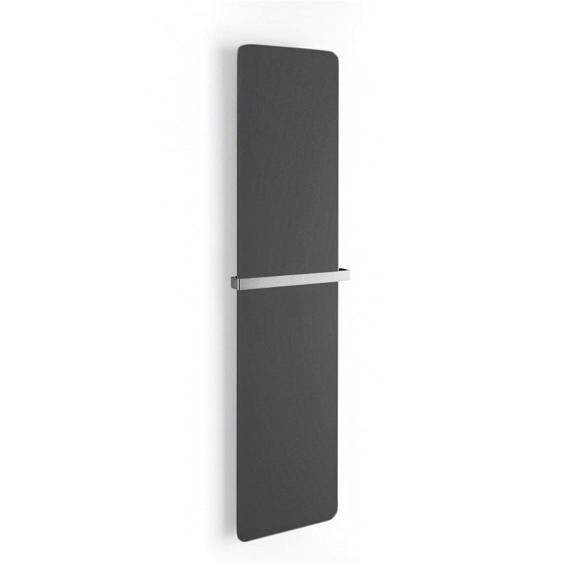 Termoarredo elettrico a muro in acciaio al carbonio collezione Caligo di Lineabeta colore antracite cm 47x179 by CeramicStore | Lo specialista del tuo bagno