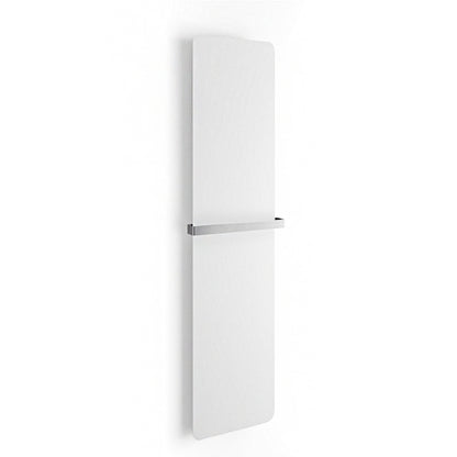 Termoarredo elettrico a muro in acciaio al carbonio collezione Caligo di Lineabeta colore bianco cm 47x179 by CeramicStore | Lo specialista del tuo bagno