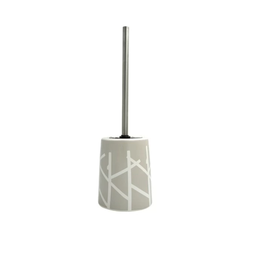 Porta Scopino in ceramica di colore taupe e bianco collezione ARBRE by CeramicStore | Lo specialista del tuo bagno