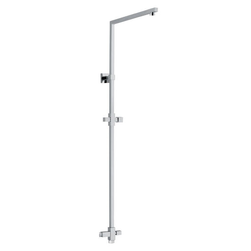 Colonna doccia quadra in ottone con supporto regolabile, deviatore e attacco 3/4"F by CeramicStore | Lo specialista del tuo bagno