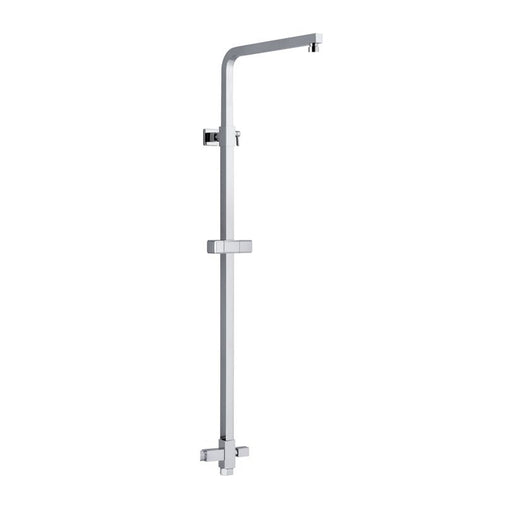 Colonna doccia quadra 25mm con supporto regolabile, deviatore e presa acqua a muro by CeramicStore | Lo specialista del tuo bagno