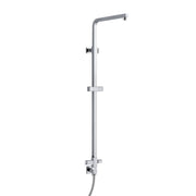 Colonna doccia quadra 25mm con supporto regolabile, deviatore e attacco flessibile by CeramicStore | Lo specialista del tuo bagno