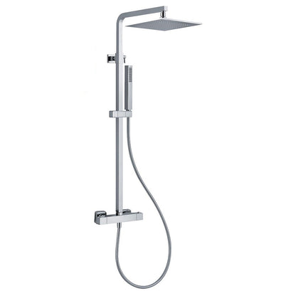 Colonna doccia quadra 25mm con soffione, termostatico TM3Q by CeramicStore | Lo specialista del tuo bagno