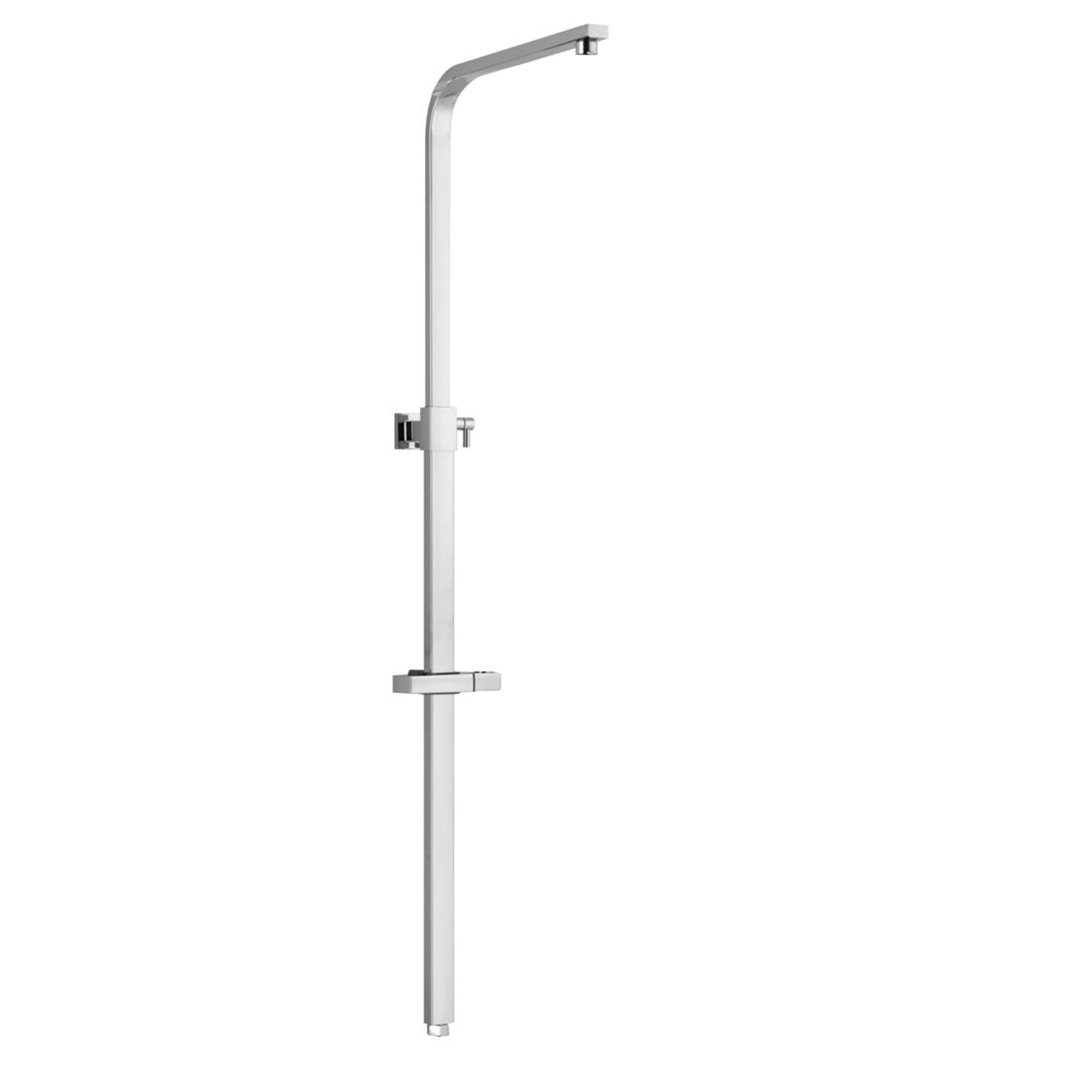 Colonna doccia rettangolare 30x18mm in ottone con supporto e attacco 3/4F by CeramicStore | Lo specialista del tuo bagno