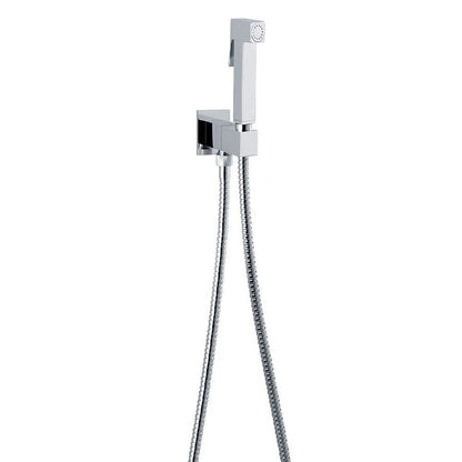 Set idroscopino acqua fredda monogetto con doccia Square, miscelatore e flessibile in ottone by CeramicStore | Lo specialista del tuo bagno