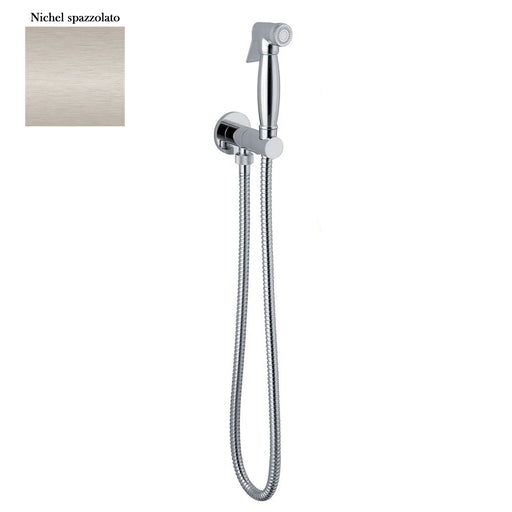 Set idroscopino acqua fredda monogetto con doccia Salomà¨, miscelatore e flessibile in ottone nichel by CeramicStore | Lo specialista del tuo bagno